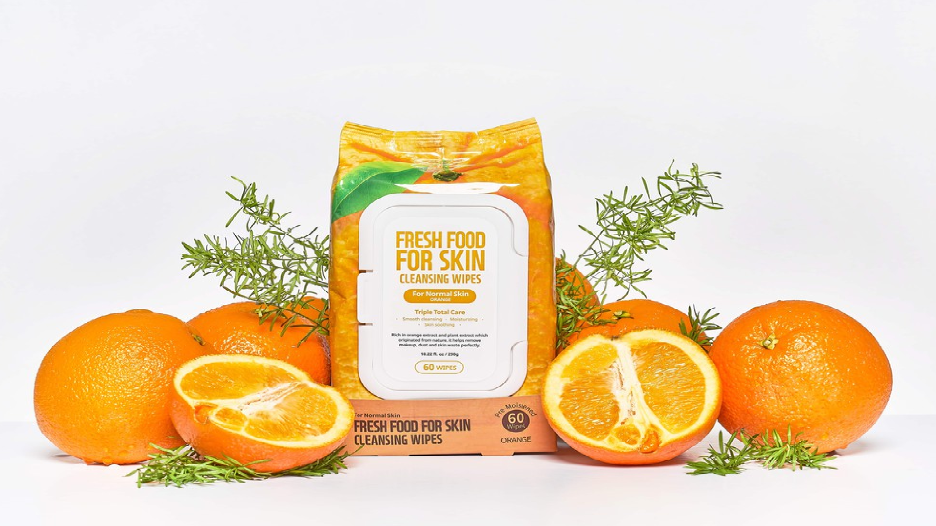 FARM SKIN,เช็ดชูทำความสะอาดใบหน้า,ผลิตภัณฑ์ทำความสะอาดใบหน้า,Fresh Food For Skin Facial Cleansing